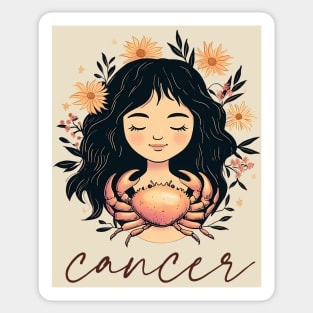 ♋ Intuitive & Nurturing | Dreamy Cancer Zodiac Art Sticker